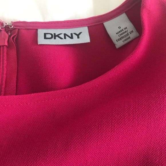 Pink DKNY shift dress size 0 - Picture 3 of 6